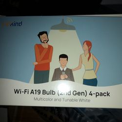 Linkind Wi-Fi Smart Light Bulb A19 RGBTW 4 Packs 