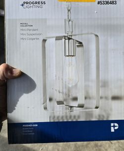  Square Small Hanging Pendant Light 