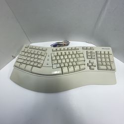 Microsoft Natural Elite Keyboard PS/2 Ergonomic X06-19331 KU-0045 - Tested