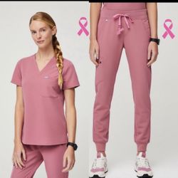 Quartz Figs Catrina One Pocket Top Zamora Jogger Scrub Set Medium M 