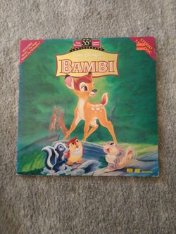 Bambi Laserdisc LD Walt Disney Masterpiece 55th Anniversary
