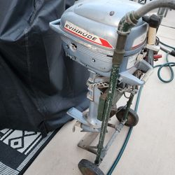 2 Antique Vintage Boat Motor Engines Evinrude And Neptune