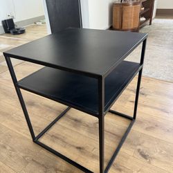 Metal side table 20x20
