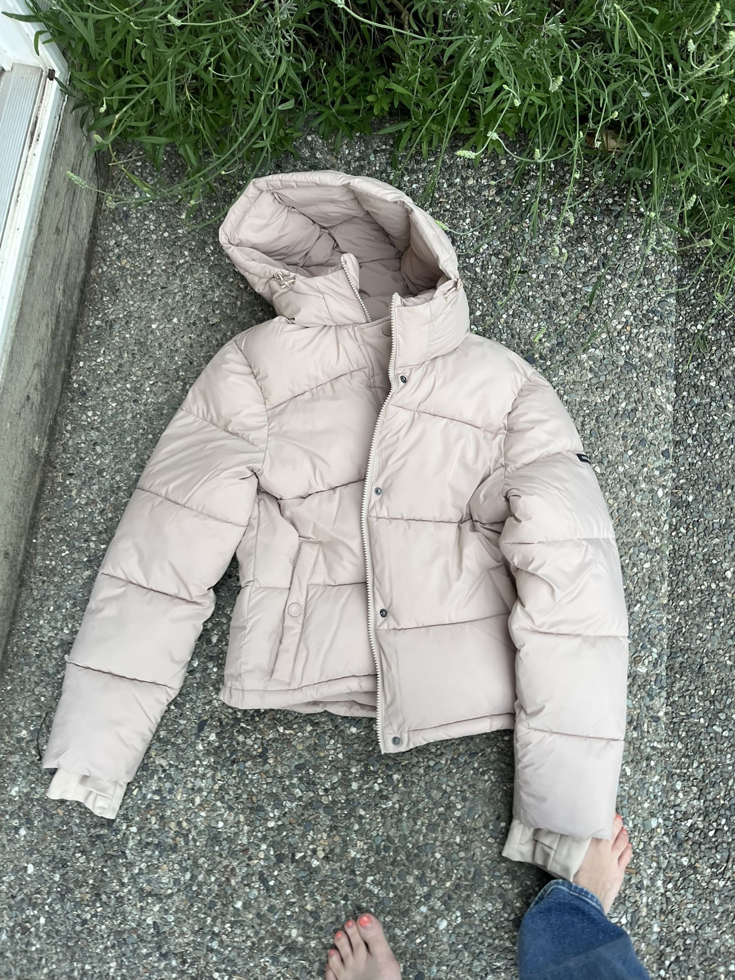 BCBGeneration Puffer Coat – Light Blush - Medium