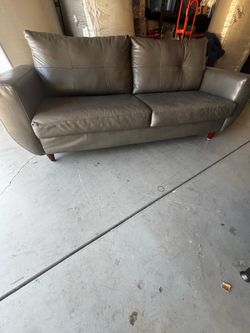 Leather couch