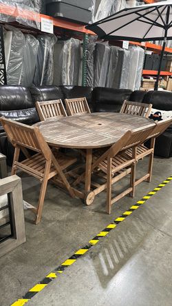 Outdoor dining table