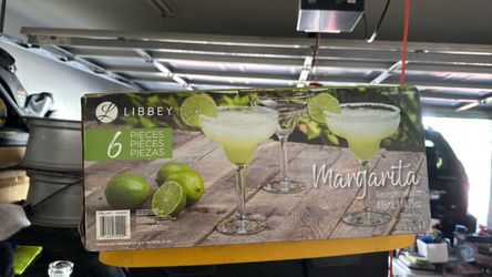 Libbey Margarita Glasses Set of 6
