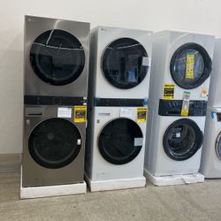 New Washer And Dryer 27” - Stackable - Finance Available 