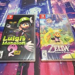 Luigi Mansion 2 & Zelda Echoes Of Wisdom