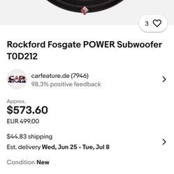 Rockford Fosgate T0's