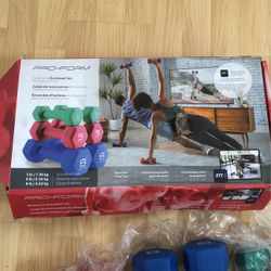 Brand New Set of Pro-Form Dumbbells 