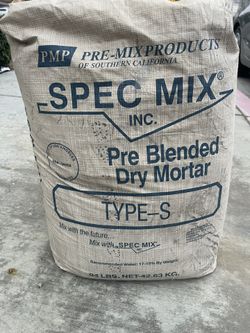 Pre Blended Dry Mortar TYPE S