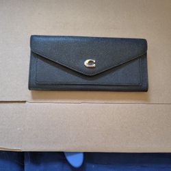 Coach Black Leather Wallet
