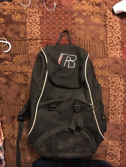 Russel black backpack