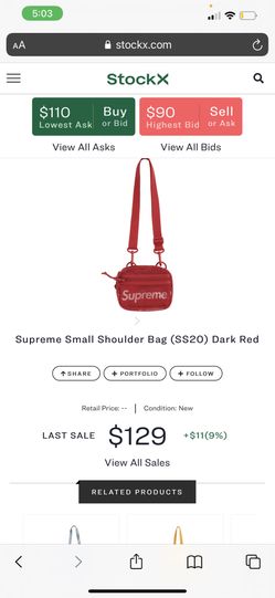 Authentic supreme fannypack/shoulder bag