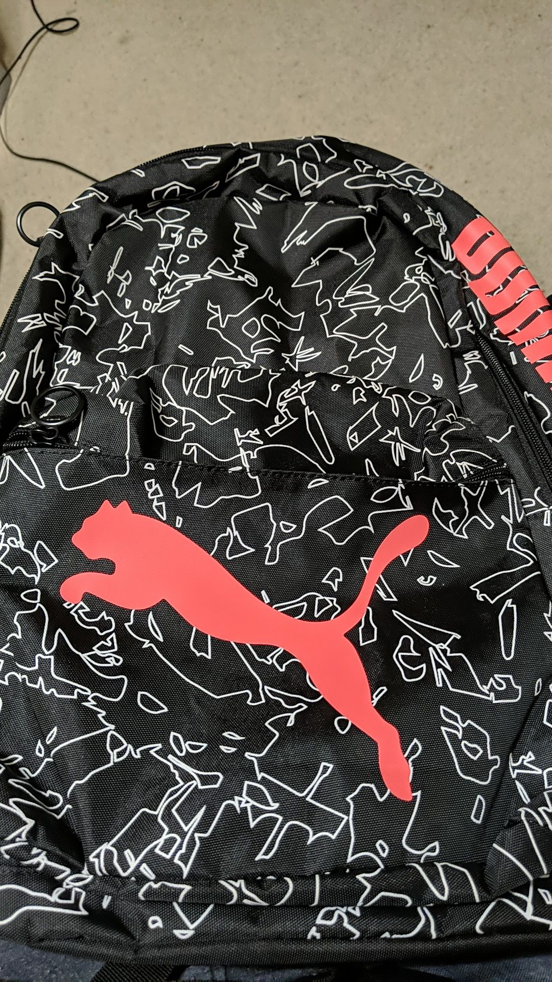 PUMA Essential backpack with 15" laptop pocket Black/Pink