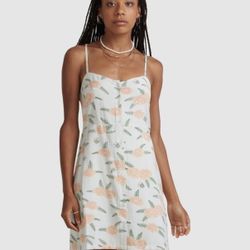 NEW RVCA Floral Dress, Large