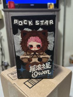 ZFAZ Rock Star Series Owen Plush Blind Box Art Toy PVC/ABS Age 15+ 1pk