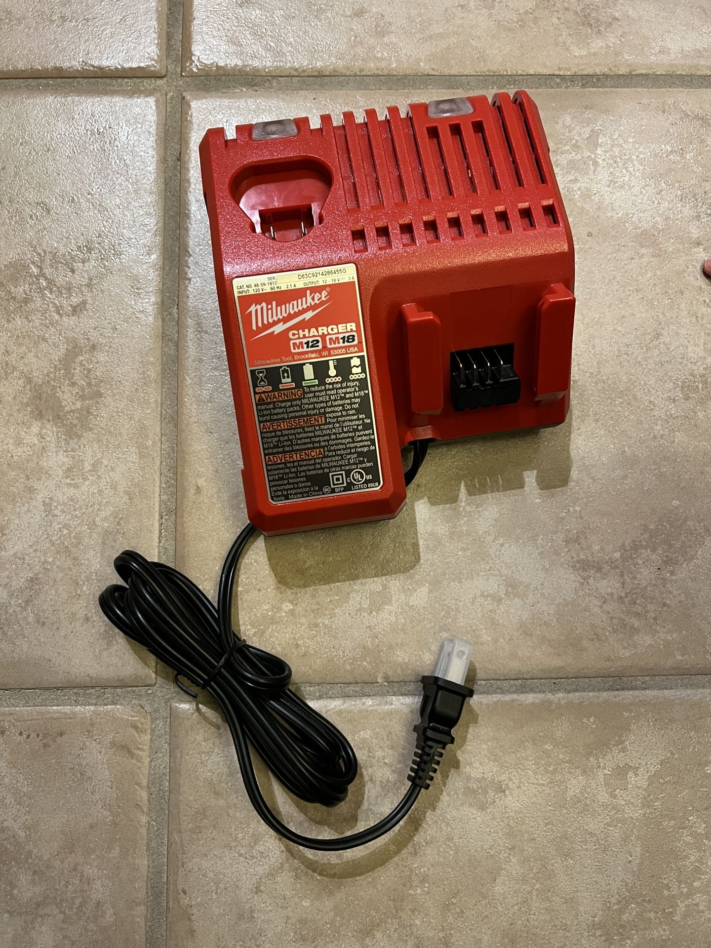 Brand New Milwaukee M18/M12 Charger