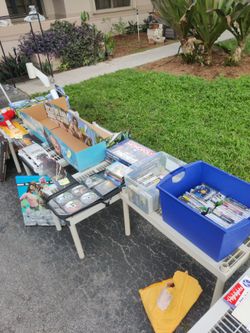 VIDEO GAMES + DISPLAYS YARD SALE TODAY!!!