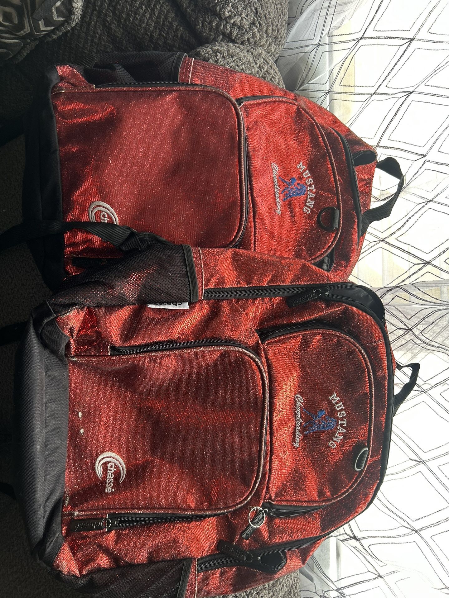 West Mesa Glitter Red Cheer Backpack