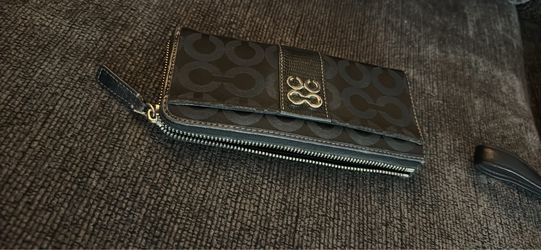 Black coach wallet