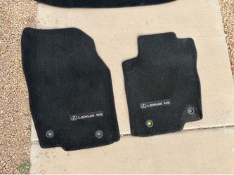 Lexus 2015-2021 NX200 / NX300 Set Front Car Mats Black OEM Genuine