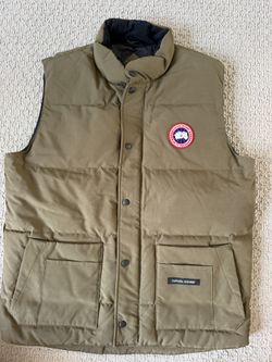 Canada Goose Freestyle Crew Down Vest 4154M Military Green Men's XL