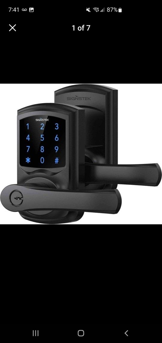 Keyless Entry Door Lock Digital SmartLock for Front Door Keypad  Handle and Security door