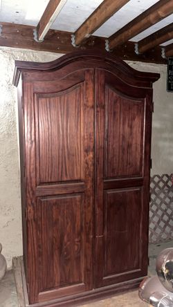Multi Use Cabinet With Desk, Two Drawers And Tv Tray Three Shelves