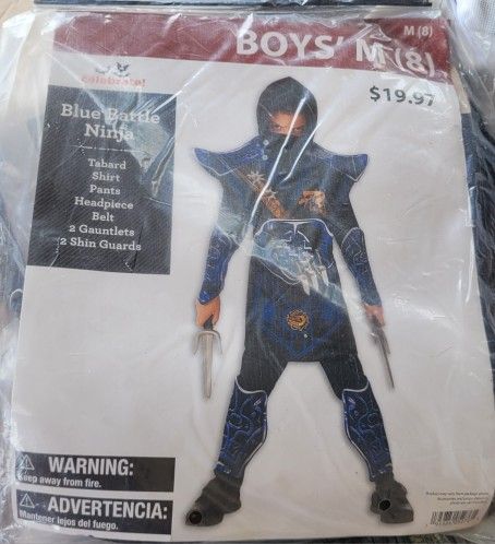 Boys Blue Ninja 🥷 Halloween Costume