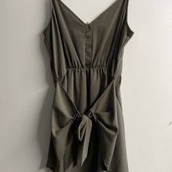 Olive Green Cocktail Dress