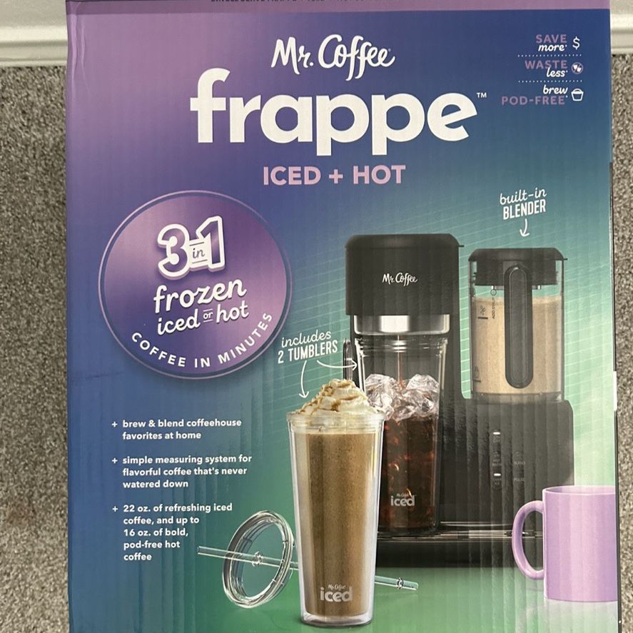 Mr. Coffee Frappe Machine brand new payed $119.99 looking for $60