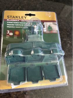 Stanley PUGMAX 3-Outlet Outdoor Covered Adapter