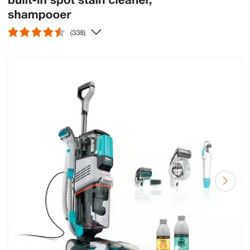 Shark
Corded Carpet Expert with Stain striker pet deep carpet cleaner, built-in spot stain cleaner, shampooer