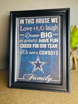 Football decor! Cowboys