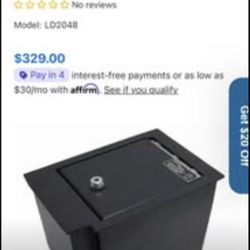 Lock'er Down Console Safe for Toyota 4Runner (2010-2024)