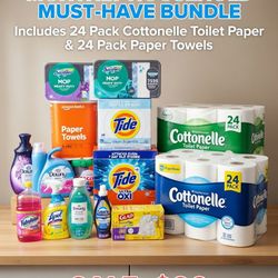 MONTHLY HOUSEHOLD ESSENTIALS BUNDLE – $80