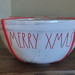 Rae Dunn Merry Christmas Fa La La Ho Ho Ho Melamine Mixing Bowls