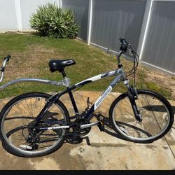 Schwinn hybrid bike And kids Trailer 