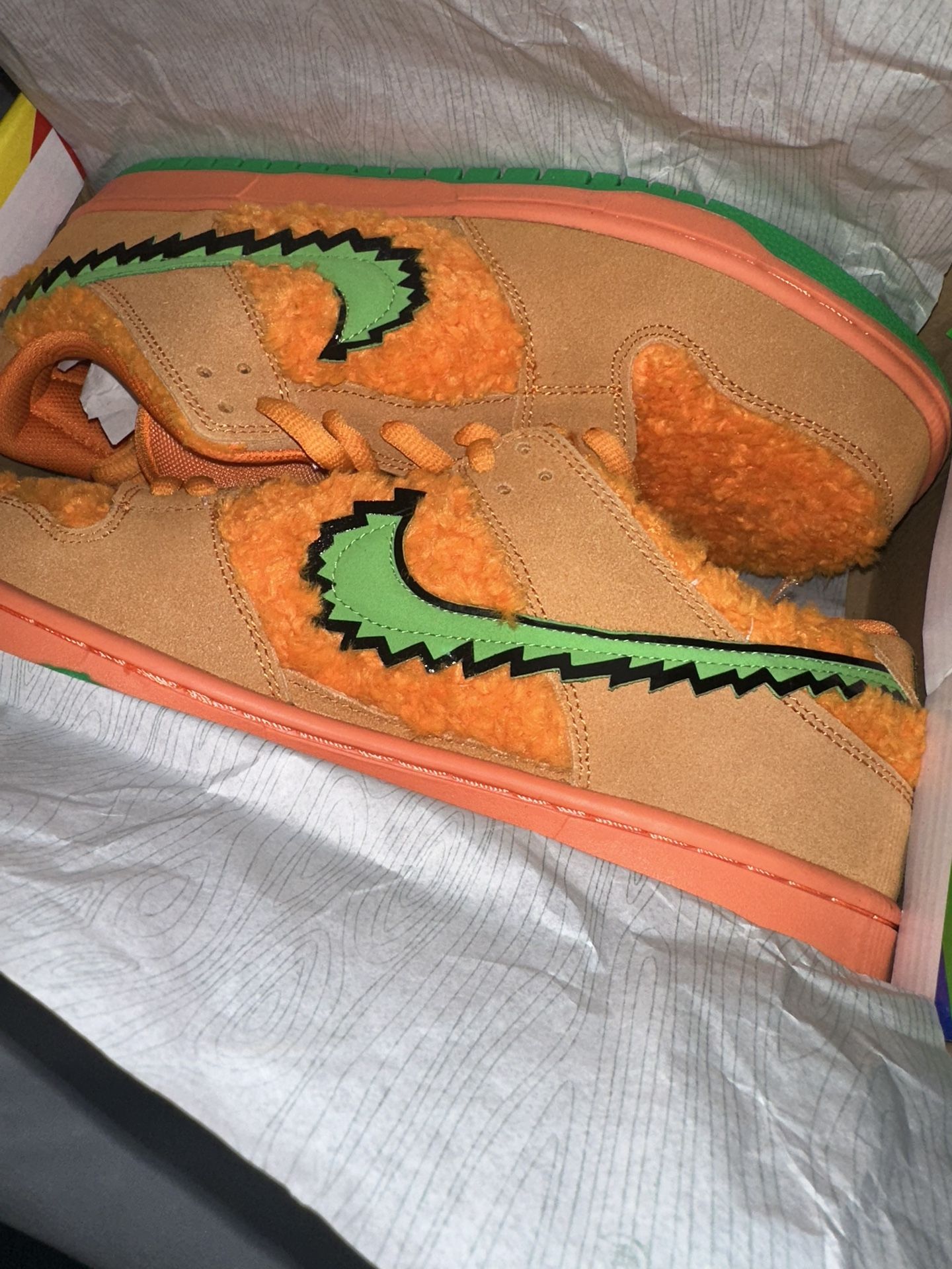 Nike Sb Low - Grateful Deadbears (orange) - Size 12