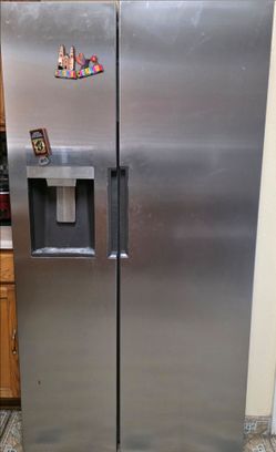 Midea 26.3 Cu. Ft. Side-by-Side Refrigerator - Stainless Steel