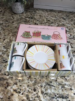 Coffee espresso cup set