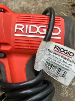 RIDGID K-45 drain cleaning machine