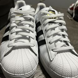 Adidas Superstar White And Black 