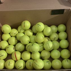 50 Golf Balls Titleist Provs In Good Condition 
