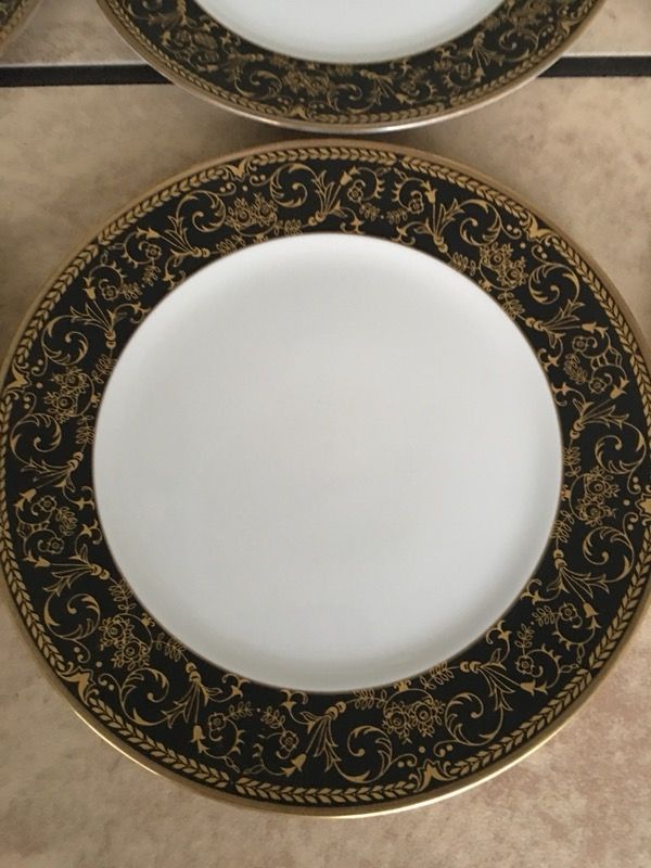 6pc vintage suisse langenthal chateau salad plates - Marked- in great condition
