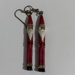 Very Vintage Santa Claus Earrings 