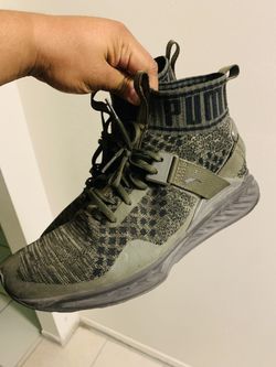 Puma evoking olive green