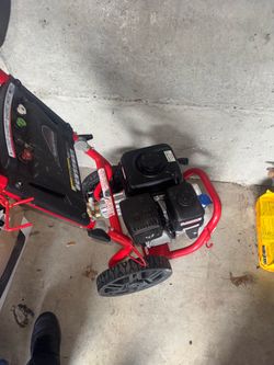 Habor Freight pressure washer
